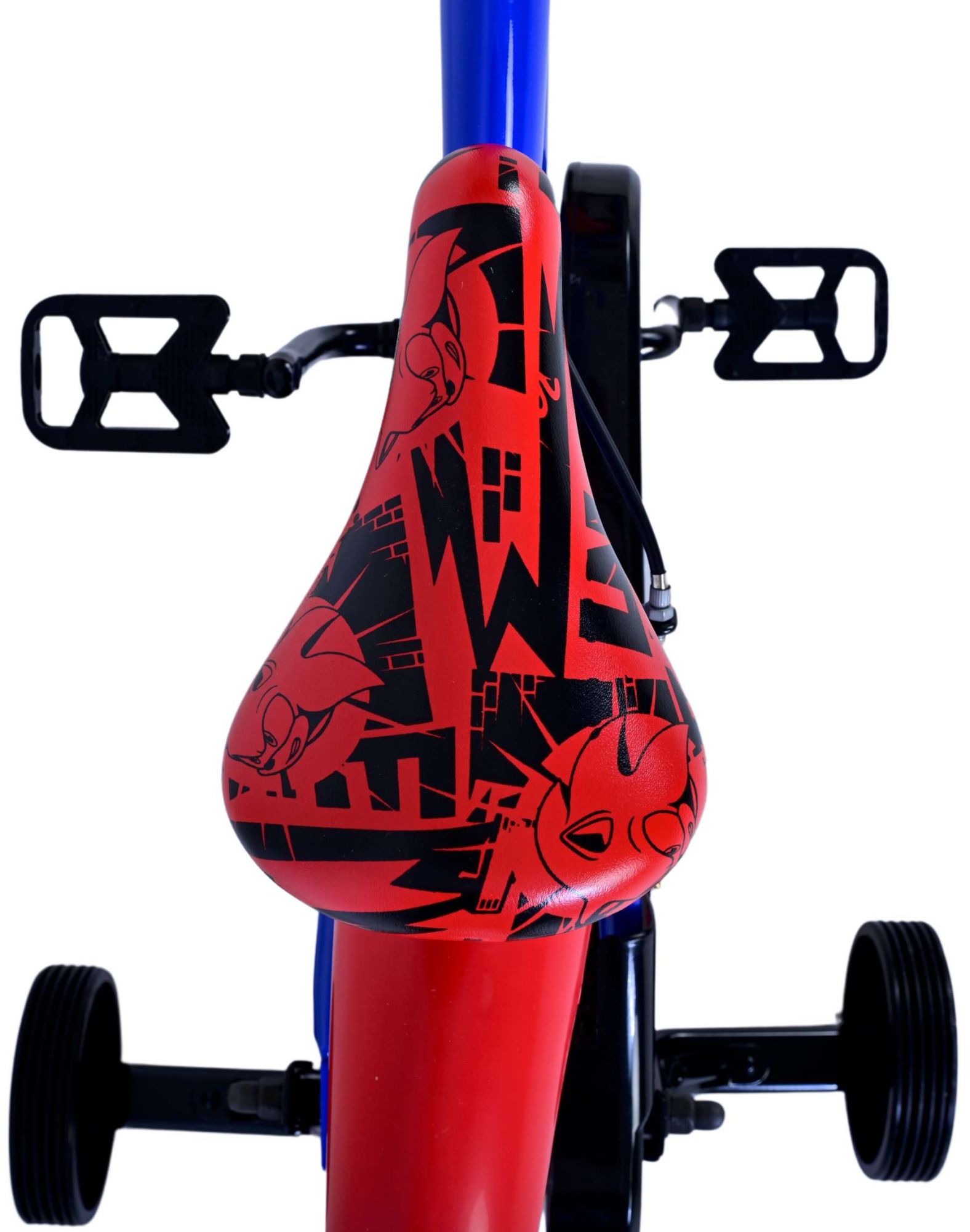 Turbo Crew Kinderfiets - Jongens - 16 inch - Blauw Rood - Twee handremmen 5 Turbo Crew Kinderfiets - Jongens - 16 inch - Blauw Rood - Twee handremmen - Afbeelding 5