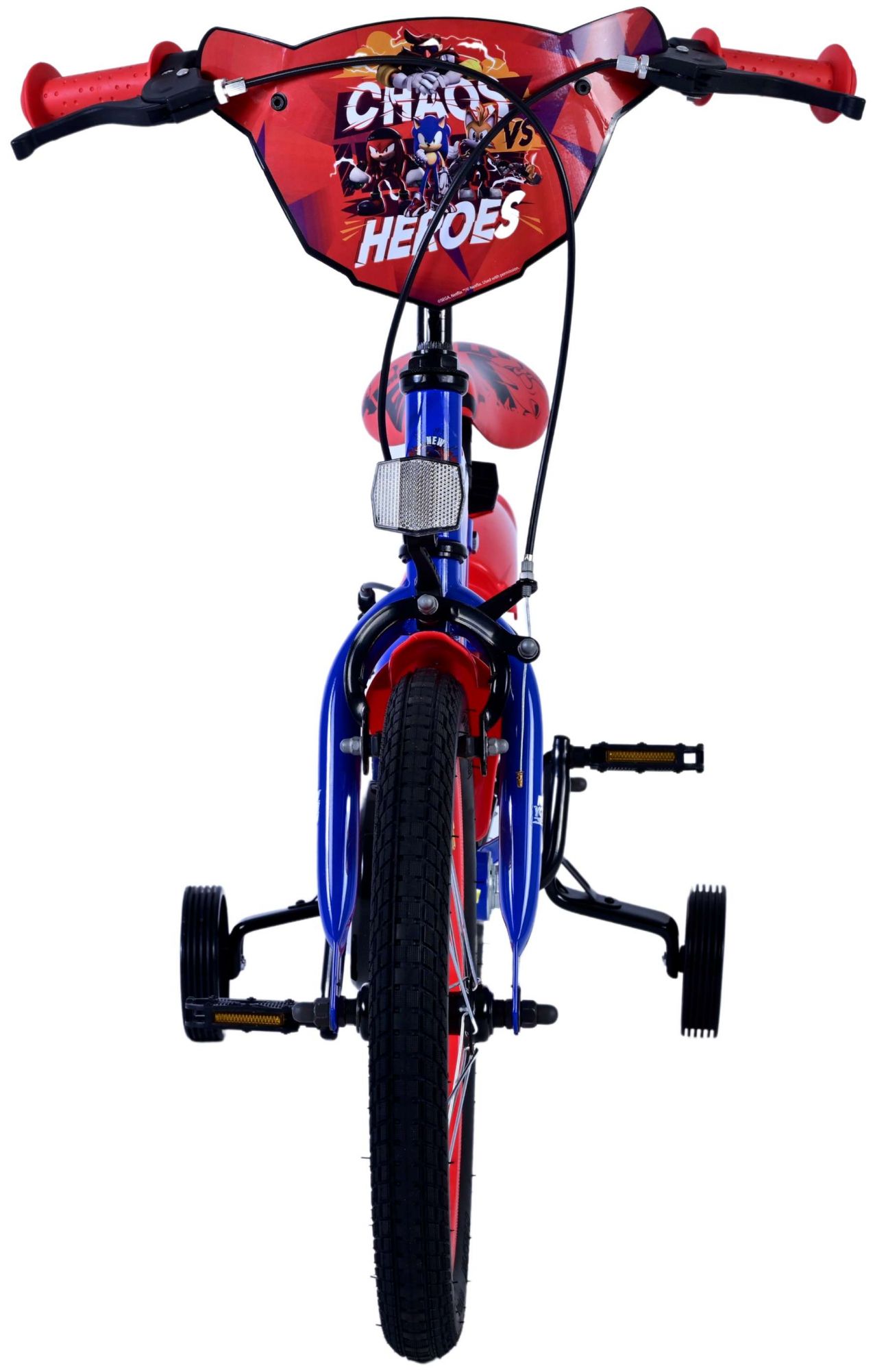 Turbo Crew Kinderfiets - Jongens - 16 inch - Blauw Rood - Twee handremmen 7 Turbo Crew Kinderfiets - Jongens - 16 inch - Blauw Rood - Twee handremmen - Afbeelding 7