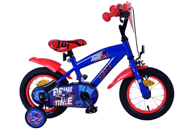 Turbo Crew Kinderfiets - Jongens - 12 inch - Blauw Rood 1 Turbo Crew Kinderfiets - Jongens - 12 inch - Blauw Rood