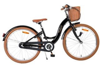 Volare Ashley Kinderfiets - Meisjes - 24 inch - Zwart - Shimano Nexus 3