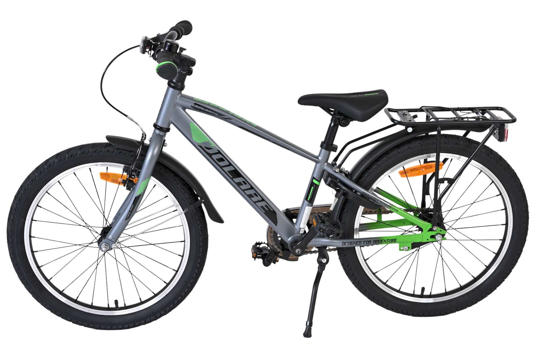Volare Explorer Kinderfiets - Jongens - 20 inch - Donkergrijs 7 Volare Explorer Kinderfiets - Jongens - 20 inch - Donkergrijs - Afbeelding 7