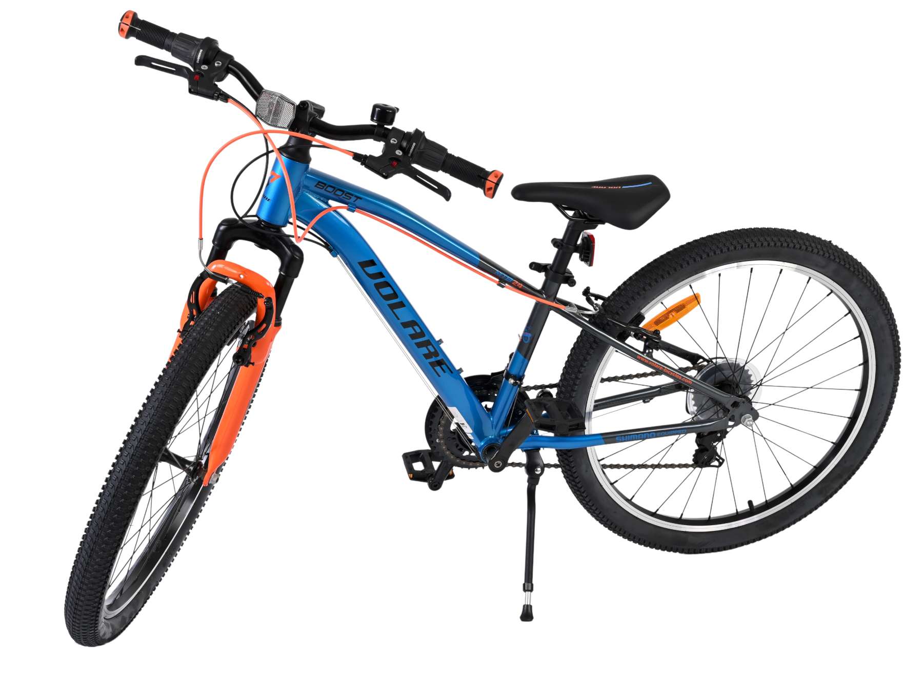 Volare Boost Kinderfiets - 24 inch - Blauw Oranje - 21 versnellingen 10 Volare Boost Kinderfiets - 24 inch - Blauw Oranje - 21 versnellingen - Afbeelding 10