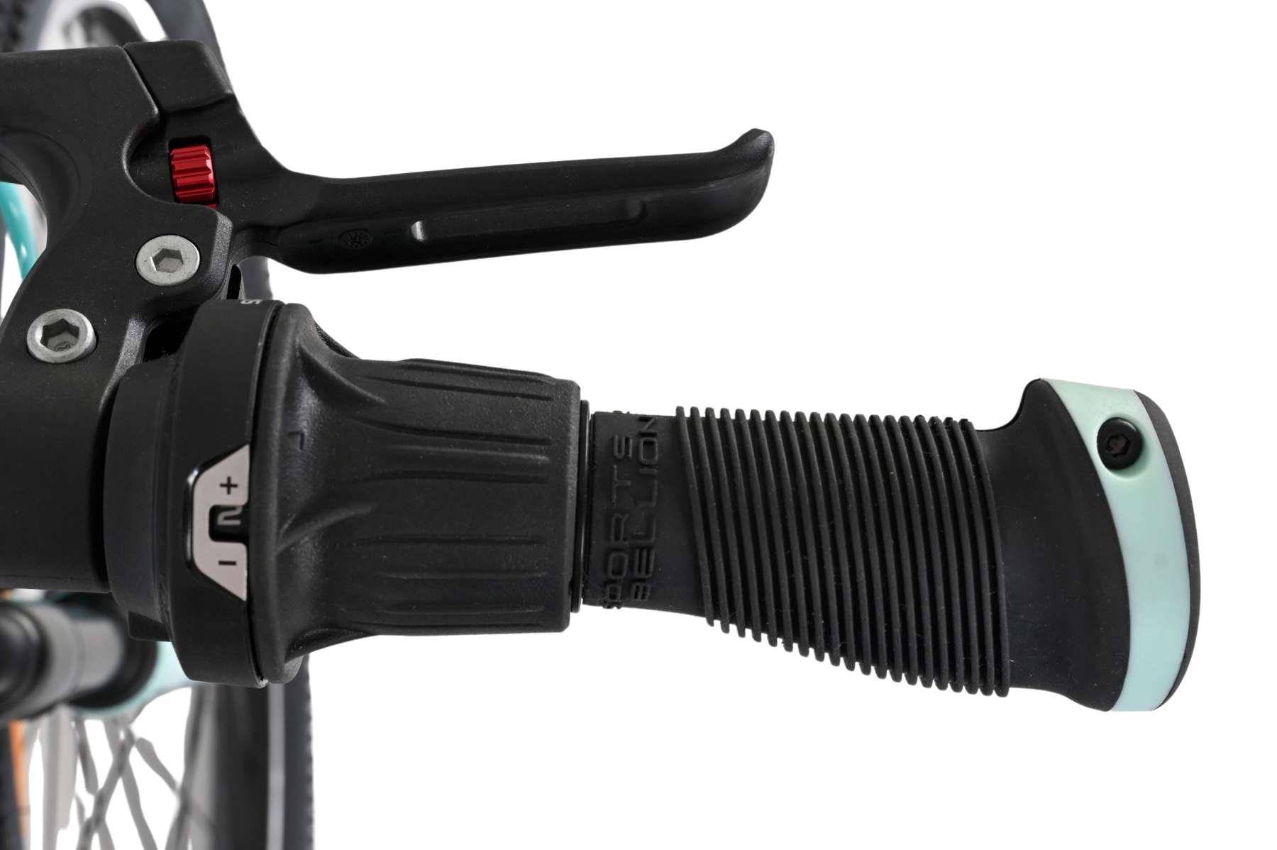 Volare Boost Kinderfiets - 24 inch - Wit Mintgroen - 21 versnellingen - Afbeelding 5