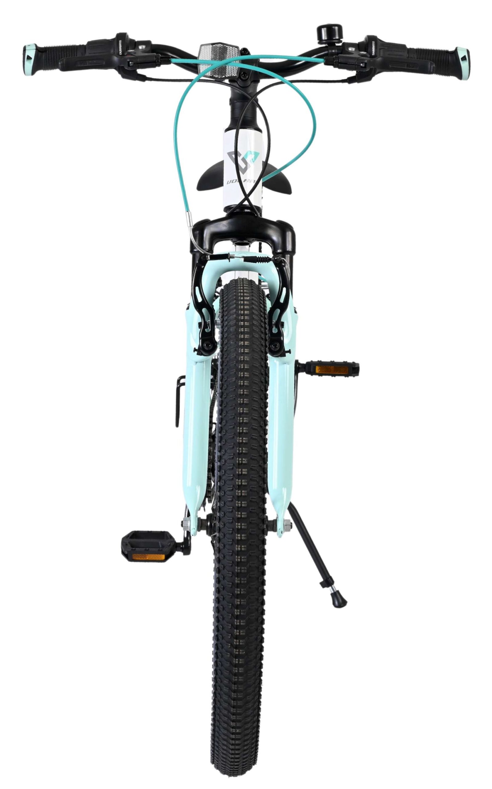 Volare Boost Kinderfiets - 24 inch - Wit Mintgroen - 21 versnellingen - Afbeelding 7