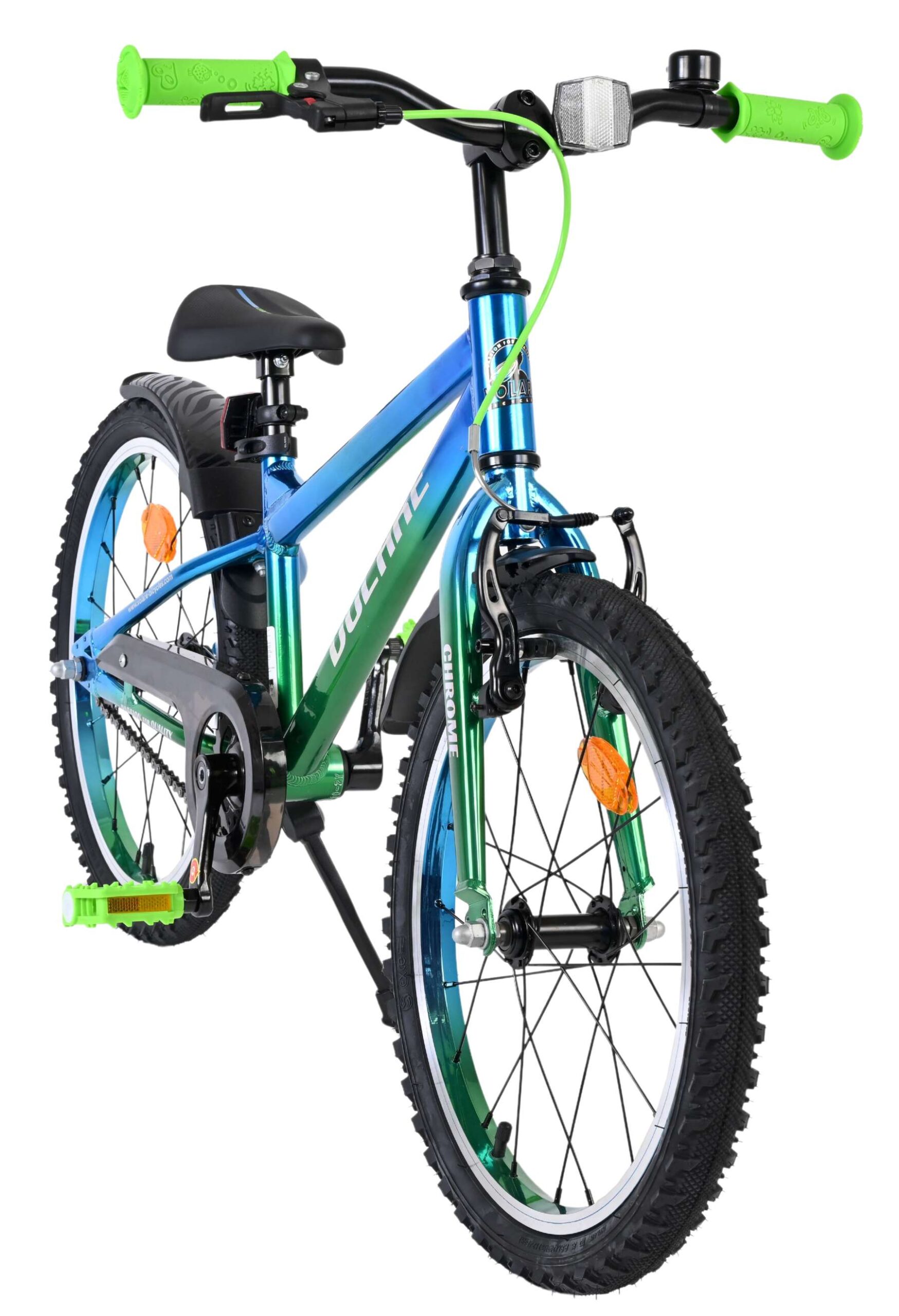 Volare Chrome Kinderfiets - Jongens - 18 inch - Blauw Groen 5 Volare Chrome Kinderfiets - Jongens - 18 inch - Blauw Groen - Afbeelding 5
