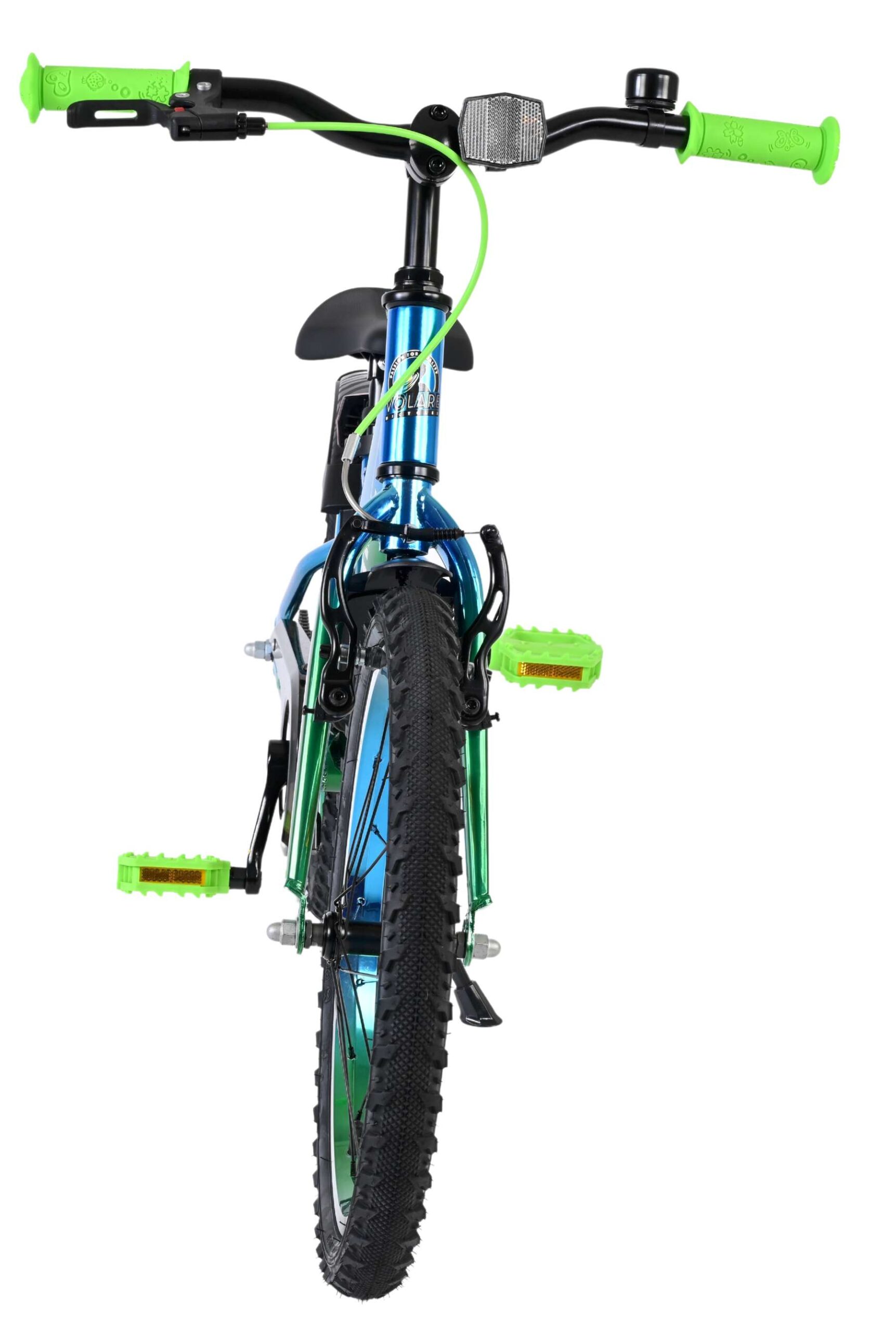 Volare Chrome Kinderfiets - Jongens - 18 inch - Blauw Groen 6 Volare Chrome Kinderfiets - Jongens - 18 inch - Blauw Groen - Afbeelding 6