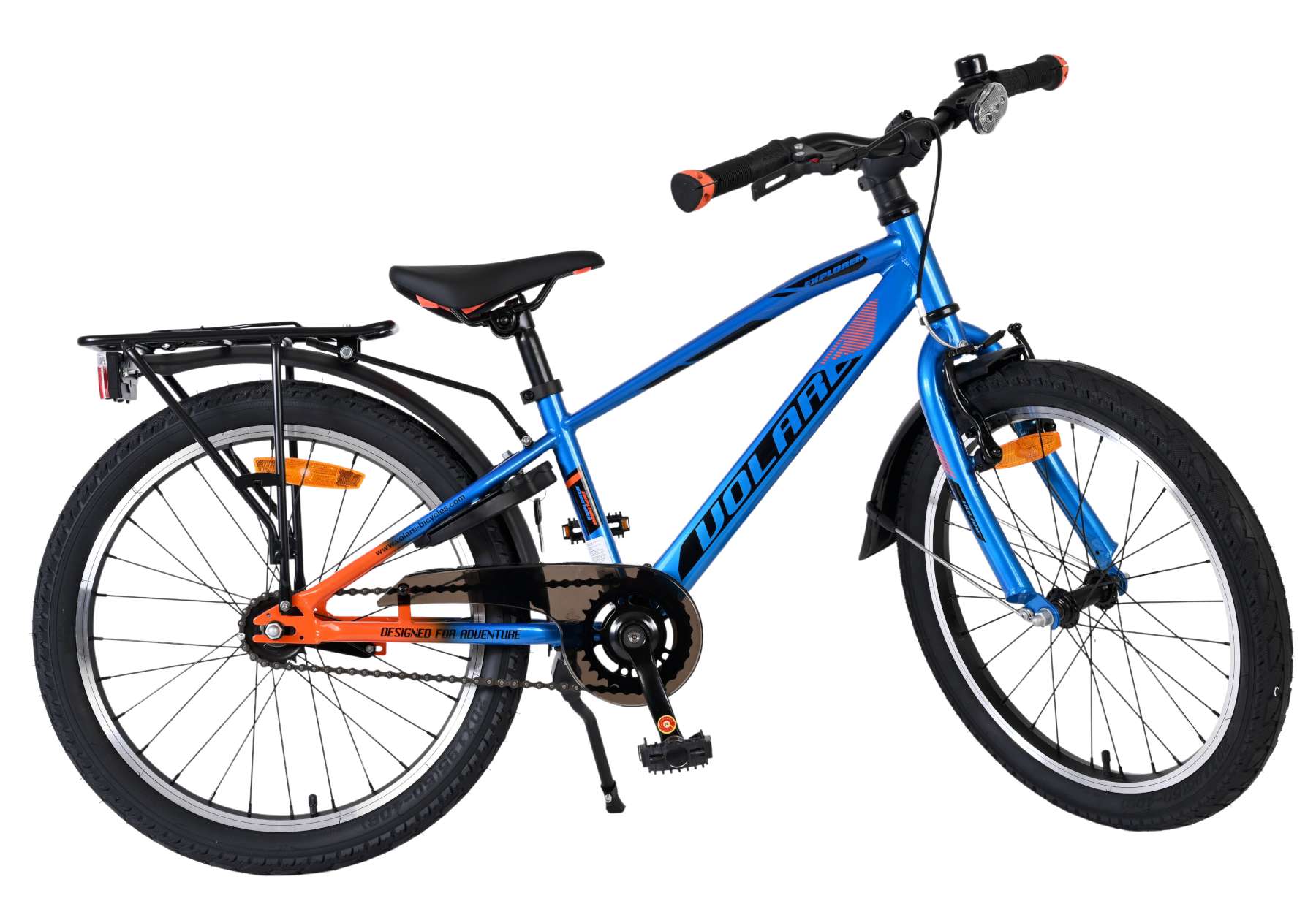 Volare Explorer Kinderfiets - Jongens - 20 inch - Blauw Oranje 10 Volare Explorer Kinderfiets - Jongens - 20 inch - Blauw Oranje - Afbeelding 10