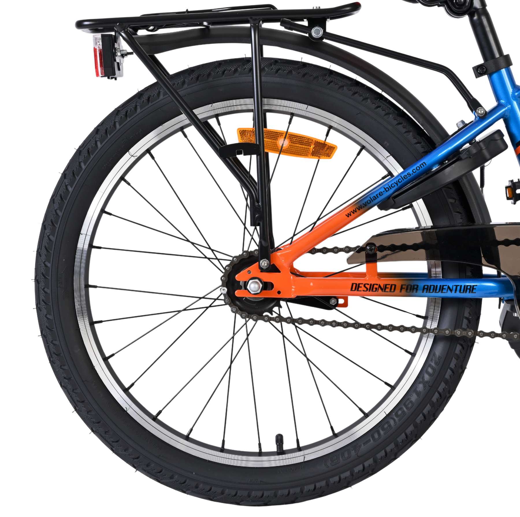 Volare Explorer Kinderfiets - Jongens - 20 inch - Blauw Oranje 2 Volare Explorer Kinderfiets - Jongens - 20 inch - Blauw Oranje - Afbeelding 2