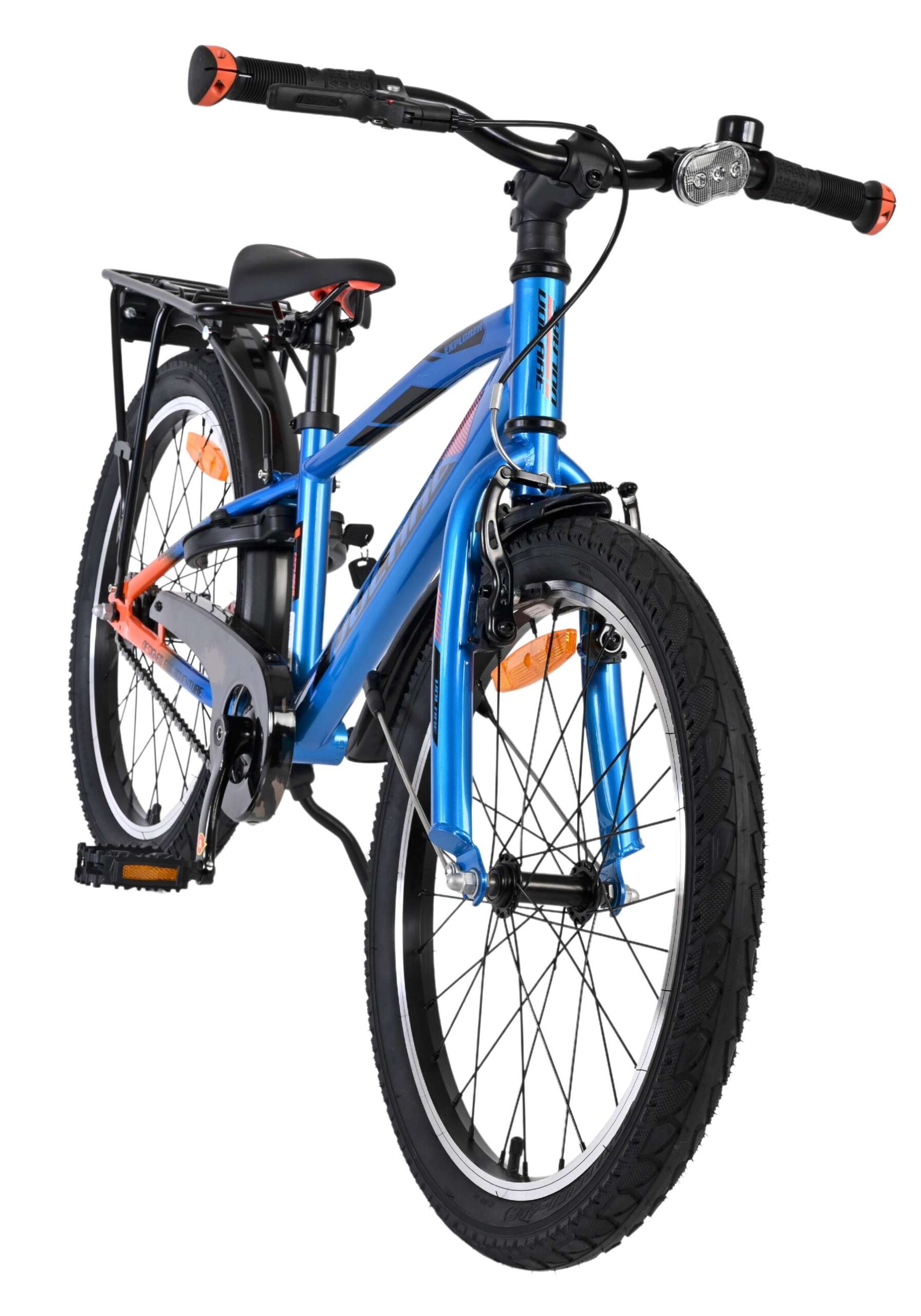 Volare Explorer Kinderfiets - Jongens - 20 inch - Blauw Oranje 5 Volare Explorer Kinderfiets - Jongens - 20 inch - Blauw Oranje - Afbeelding 5