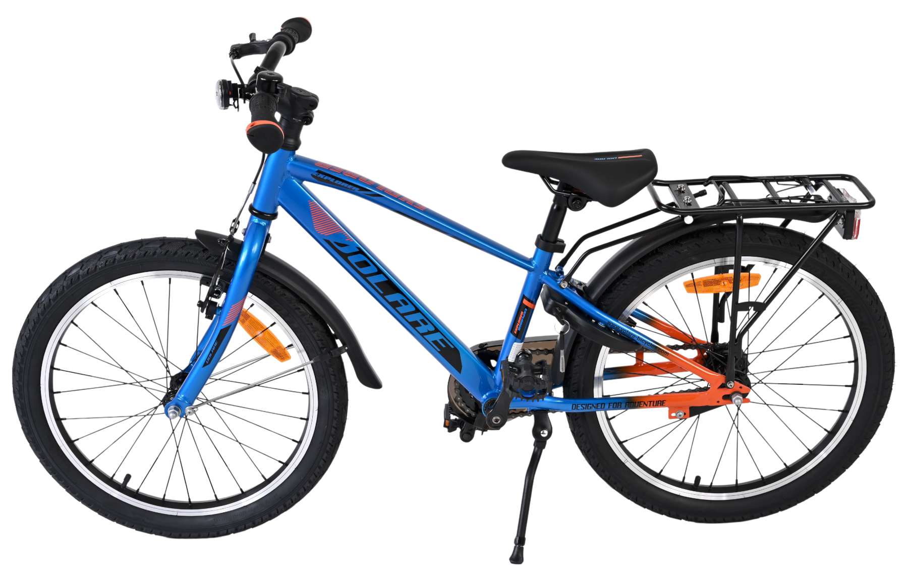 Volare Explorer Kinderfiets - Jongens - 20 inch - Blauw Oranje 7 Volare Explorer Kinderfiets - Jongens - 20 inch - Blauw Oranje - Afbeelding 7