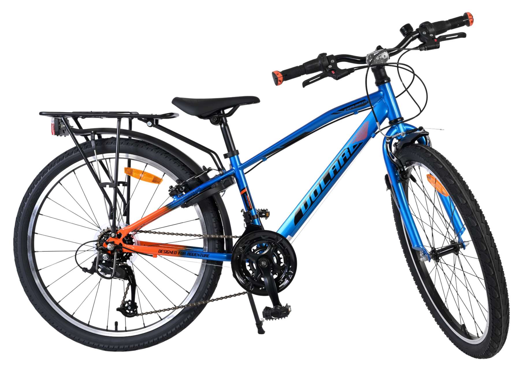 Volare Explorer Kinderfiets - Jongens - 24 inch - Blauw - 18 versnellingen - Twee handremmen 12 Volare Explorer Kinderfiets - Jongens - 24 inch - Blauw - 18 versnellingen - Twee handremmen - Afbeelding 12