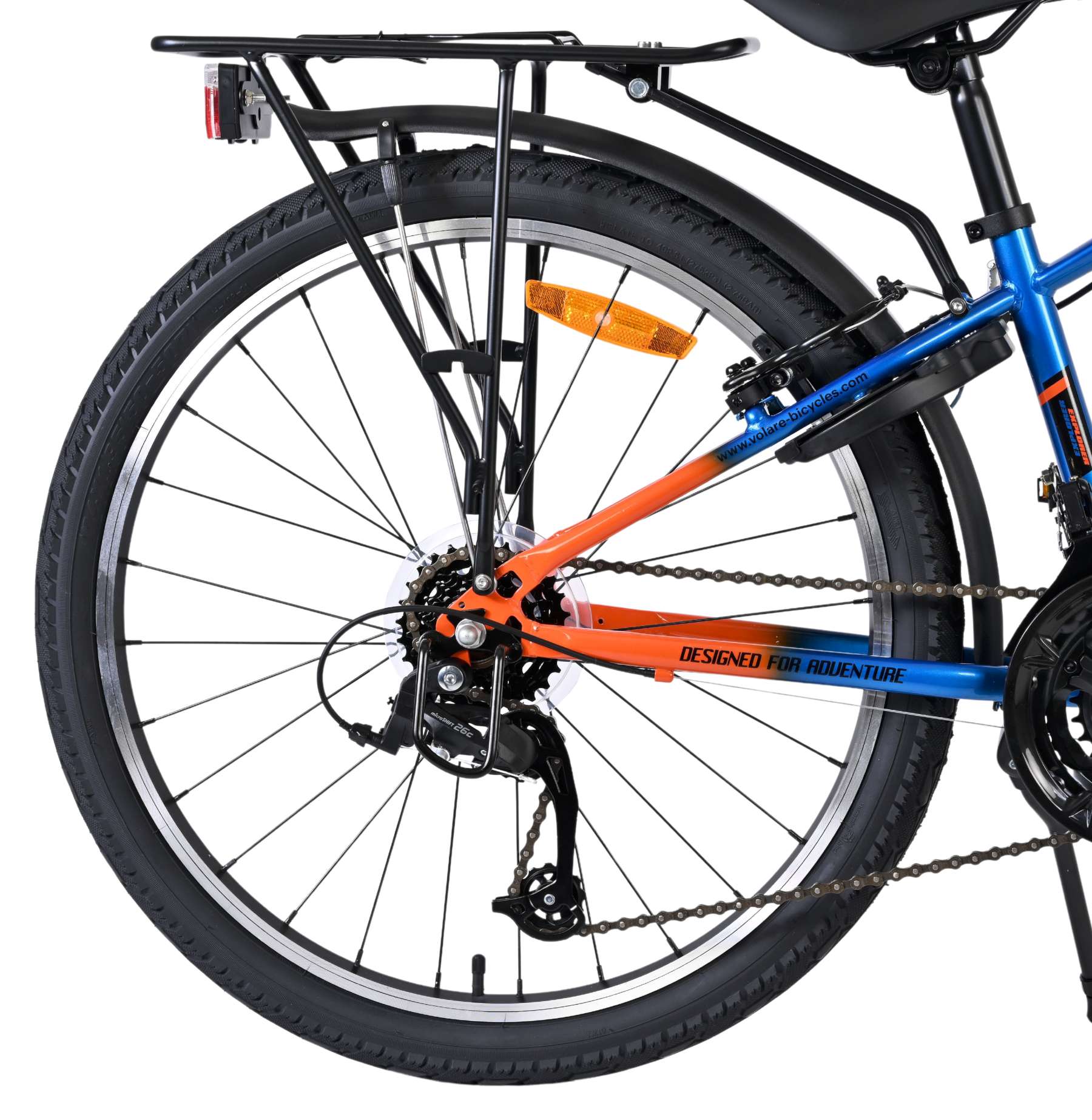 Volare Explorer Kinderfiets - Jongens - 24 inch - Blauw - 18 versnellingen - Twee handremmen 2 Volare Explorer Kinderfiets - Jongens - 24 inch - Blauw - 18 versnellingen - Twee handremmen - Afbeelding 2