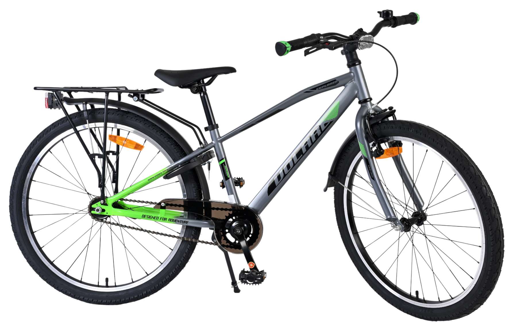 Volare Explorer Kinderfiets - Jongens - 24 inch - Donkergrijs 10 Volare Explorer Kinderfiets - Jongens - 24 inch - Donkergrijs - Afbeelding 10