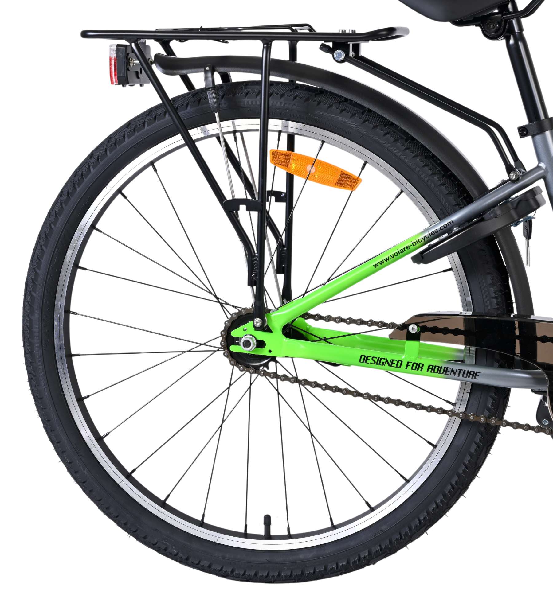 Volare Explorer Kinderfiets - Jongens - 24 inch - Donkergrijs 2 Volare Explorer Kinderfiets - Jongens - 24 inch - Donkergrijs - Afbeelding 2