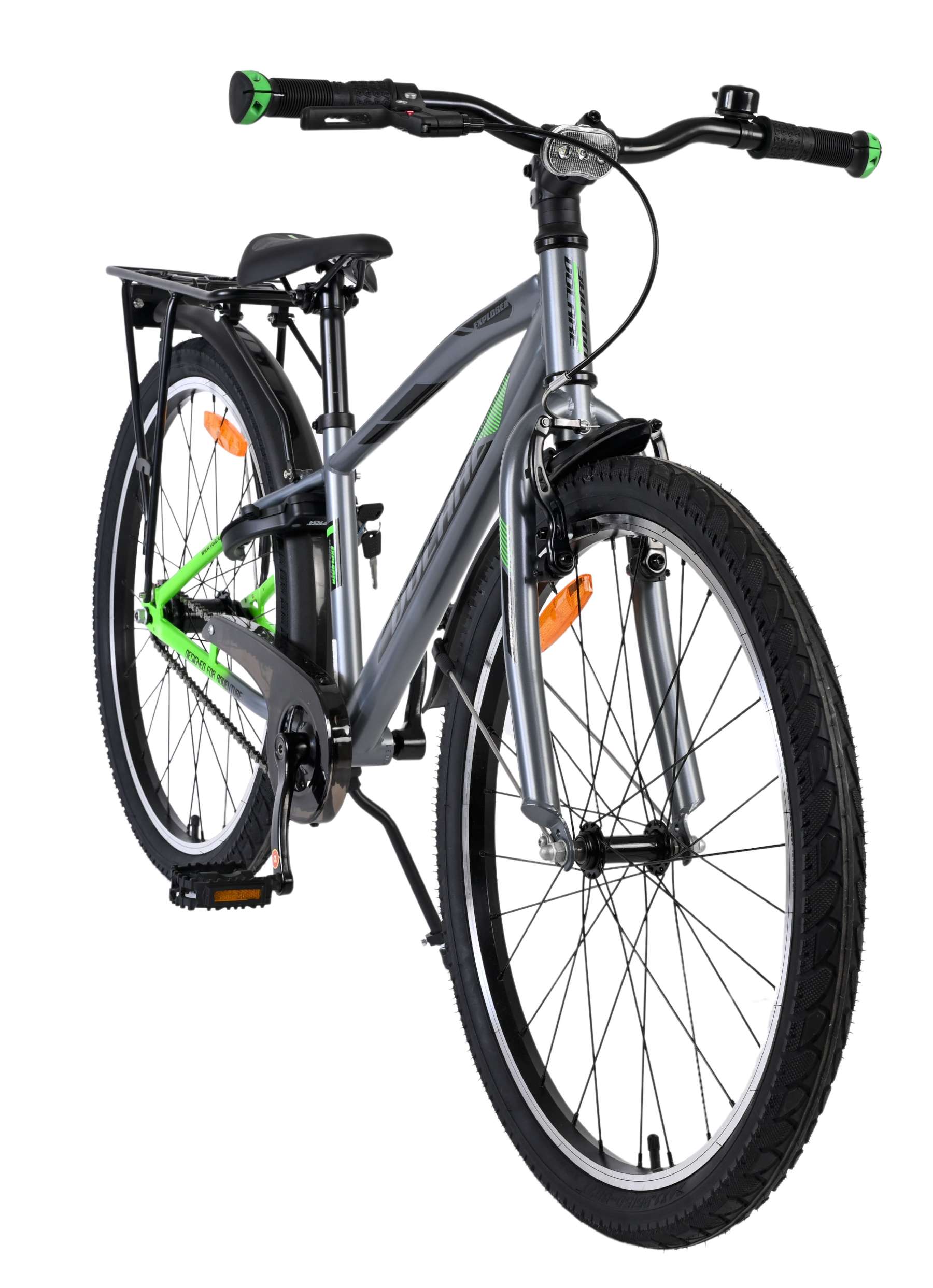 Volare Explorer Kinderfiets - Jongens - 24 inch - Donkergrijs 5 Volare Explorer Kinderfiets - Jongens - 24 inch - Donkergrijs - Afbeelding 5