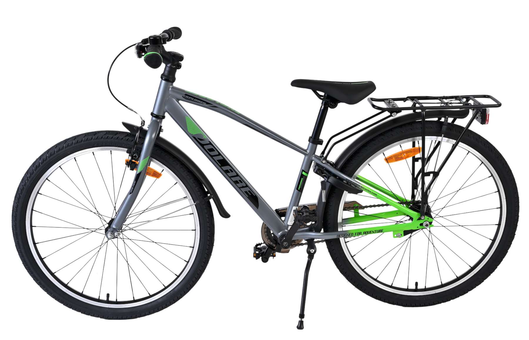 Volare Explorer Kinderfiets - Jongens - 24 inch - Donkergrijs 7 Volare Explorer Kinderfiets - Jongens - 24 inch - Donkergrijs - Afbeelding 7
