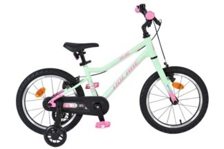 Volare Milano Kinderfiets - Meisjes - 16 inch - Mintgroen - Twee handremmen