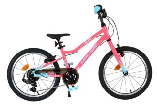 Volare Milano Kinderfiets - Meisjes - 18 inch - Roze - 6 versnellingen