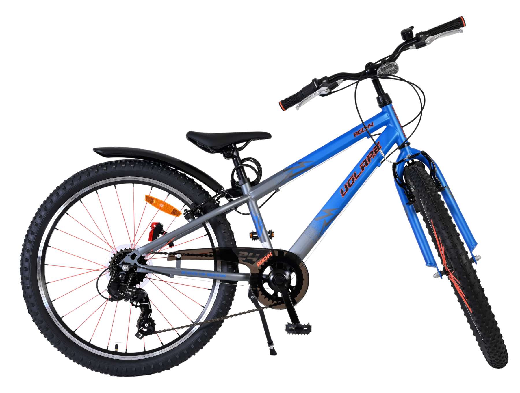 Volare Rocky Kinderfiets - Jongens - 24 inch - Blauw - 7 versnellingen 11 Volare Rocky Kinderfiets - Jongens - 24 inch - Blauw - 7 versnellingen - Afbeelding 11