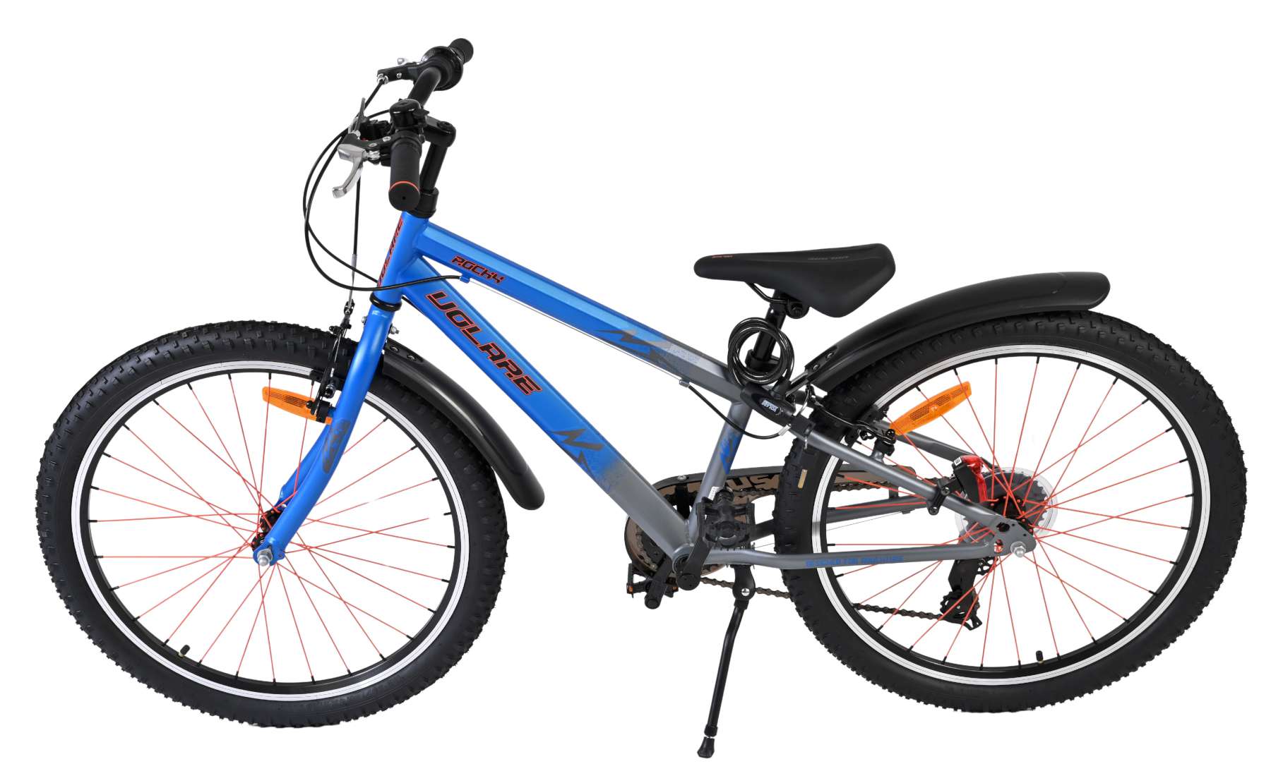 Volare Rocky Kinderfiets - Jongens - 24 inch - Blauw - 7 versnellingen 8 Volare Rocky Kinderfiets - Jongens - 24 inch - Blauw - 7 versnellingen - Afbeelding 8