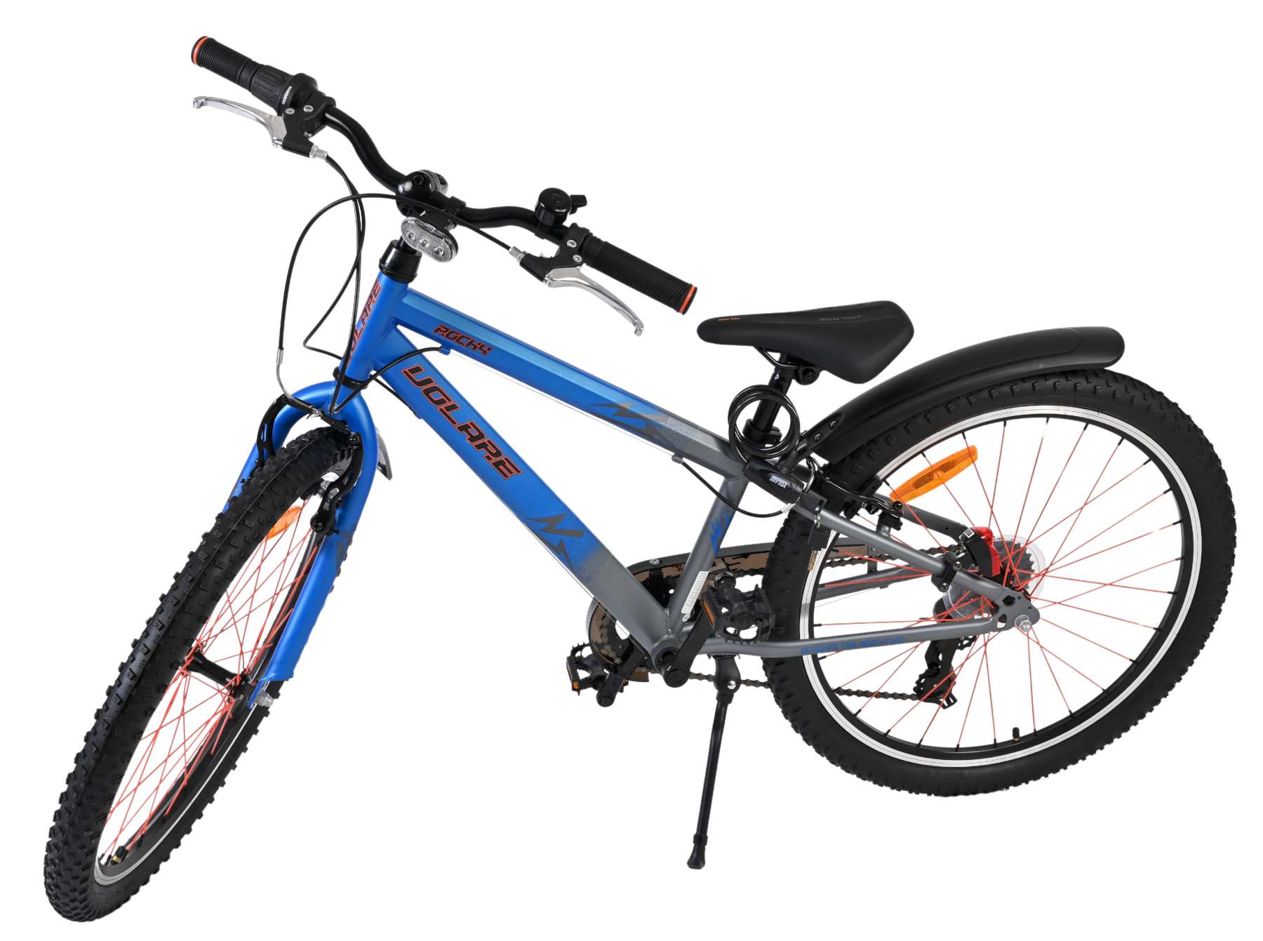 Volare Rocky Kinderfiets - Jongens - 24 inch - Blauw - 7 versnellingen 9 Volare Rocky Kinderfiets - Jongens - 24 inch - Blauw - 7 versnellingen - Afbeelding 9