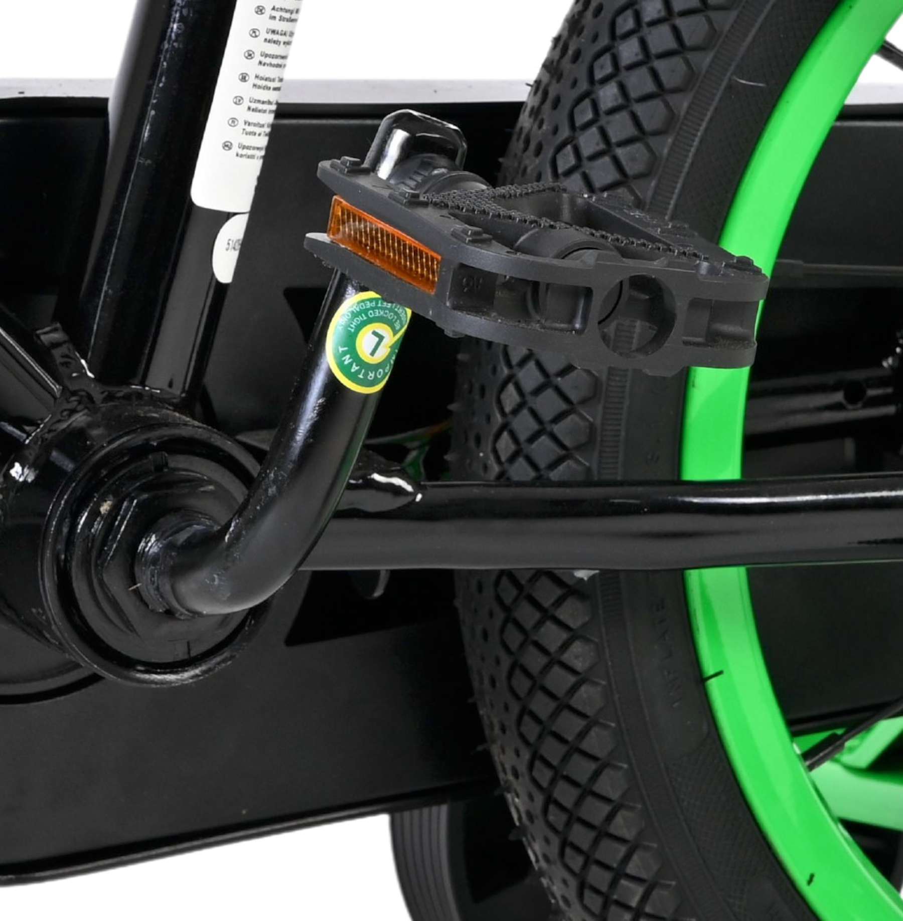 Volare Strike Kinderfiets - Jongens - 14 inch - Groen - Twee handremmen 9 Volare Strike Kinderfiets - Jongens - 14 inch - Groen - Twee handremmen - Afbeelding 9