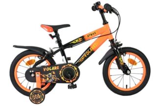 Volare Strike Kinderfiets - Jongens - 14 inch - Oranje - Twee handremmen