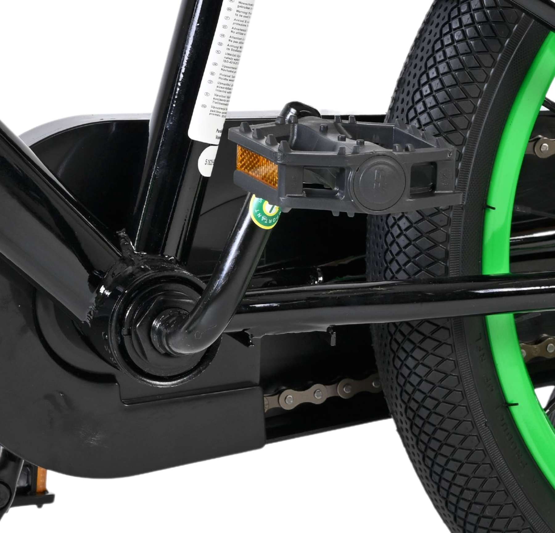 Volare Strike Kinderfiets - Jongens - 16 inch - Groen - Twee Handremmen - Afbeelding 9