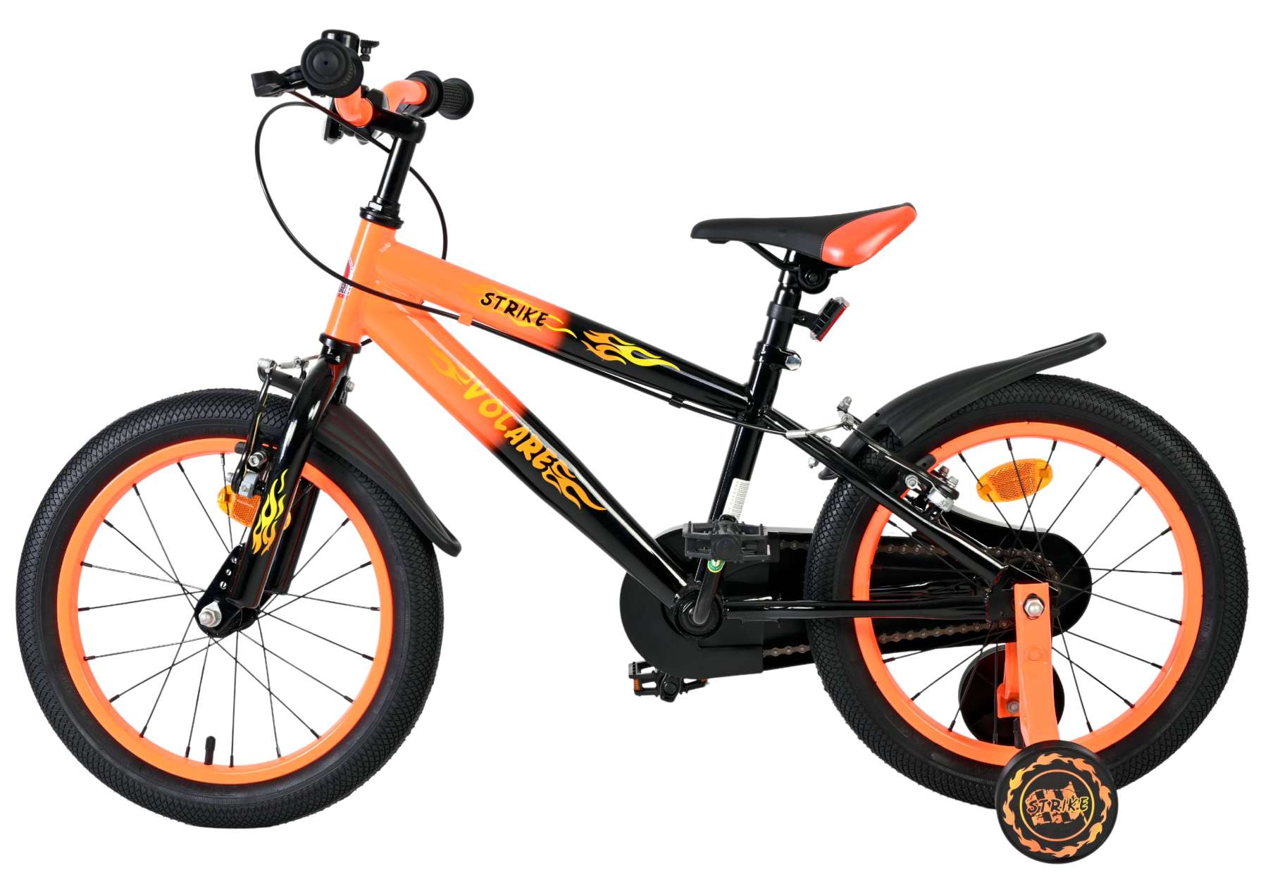 Volare Strike Kinderfiets - Jongens - 16 inch - Oranje - Twee Handremmen - Afbeelding 7