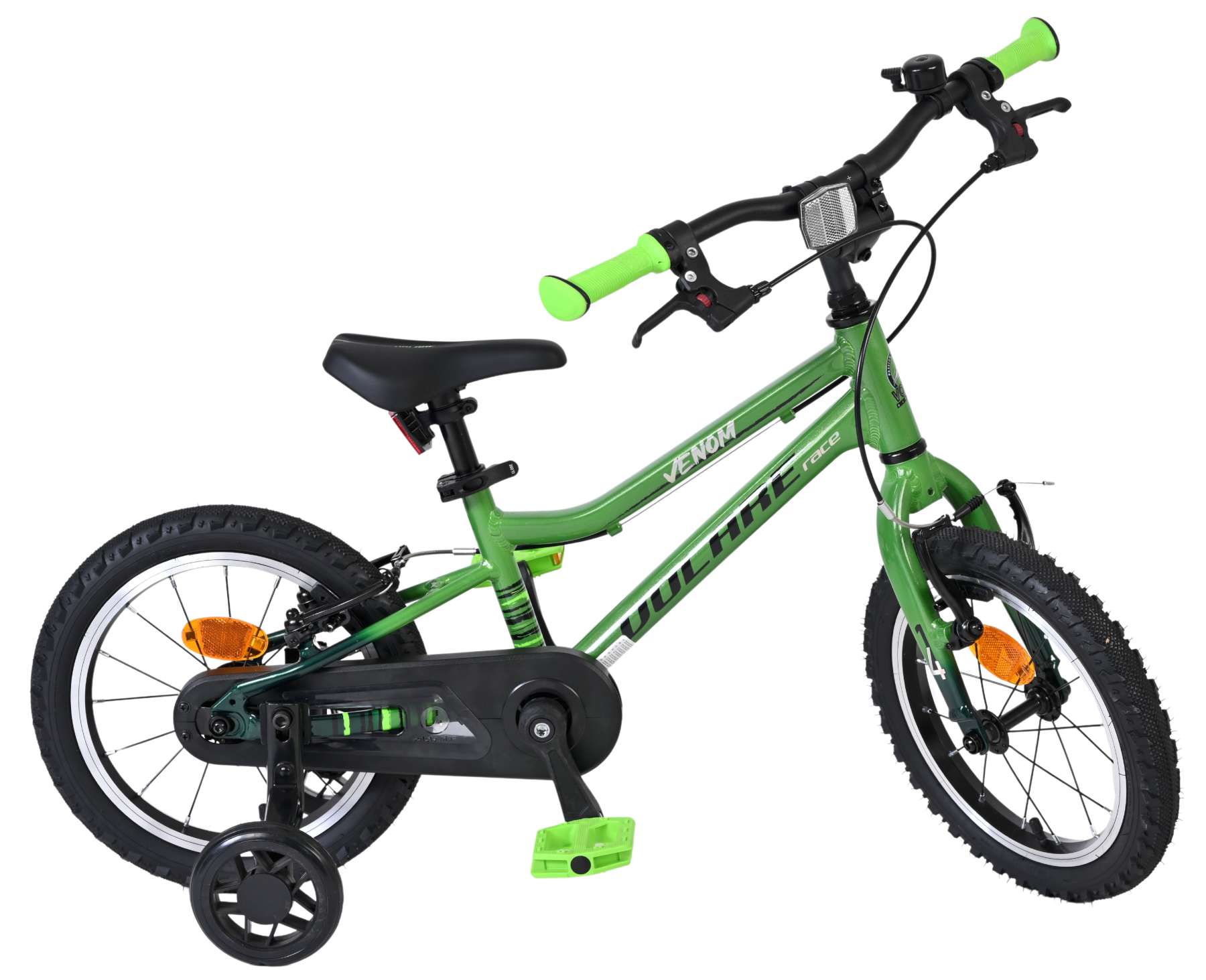 Volare Venom Kinderfiets - Jongens - 14 inch - Groen - Twee handremmen 10 Volare Venom Kinderfiets - Jongens - 14 inch - Groen - Twee handremmen - Afbeelding 10