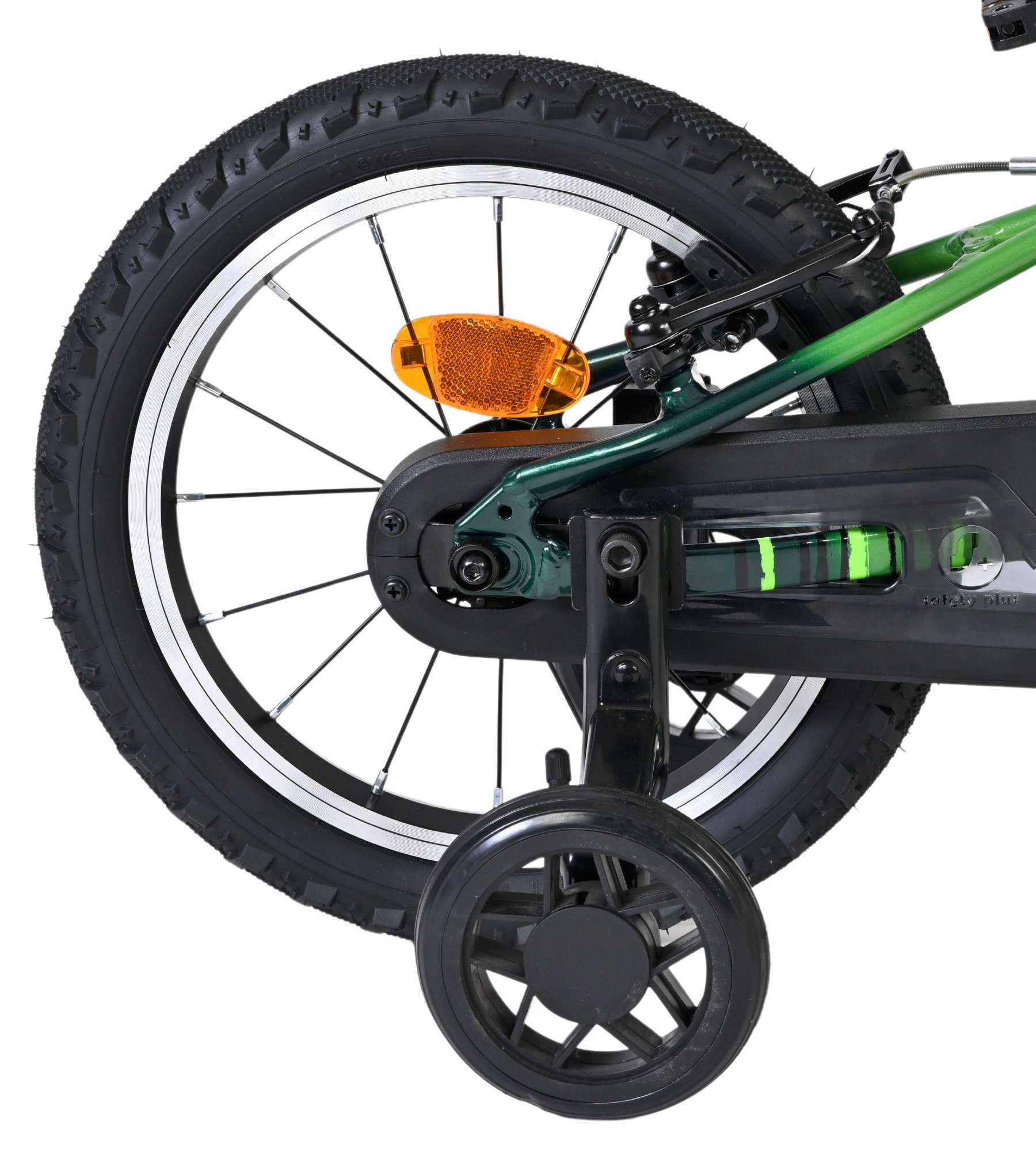 Volare Venom Kinderfiets - Jongens - 14 inch - Groen - Twee handremmen 2 Volare Venom Kinderfiets - Jongens - 14 inch - Groen - Twee handremmen - Afbeelding 2