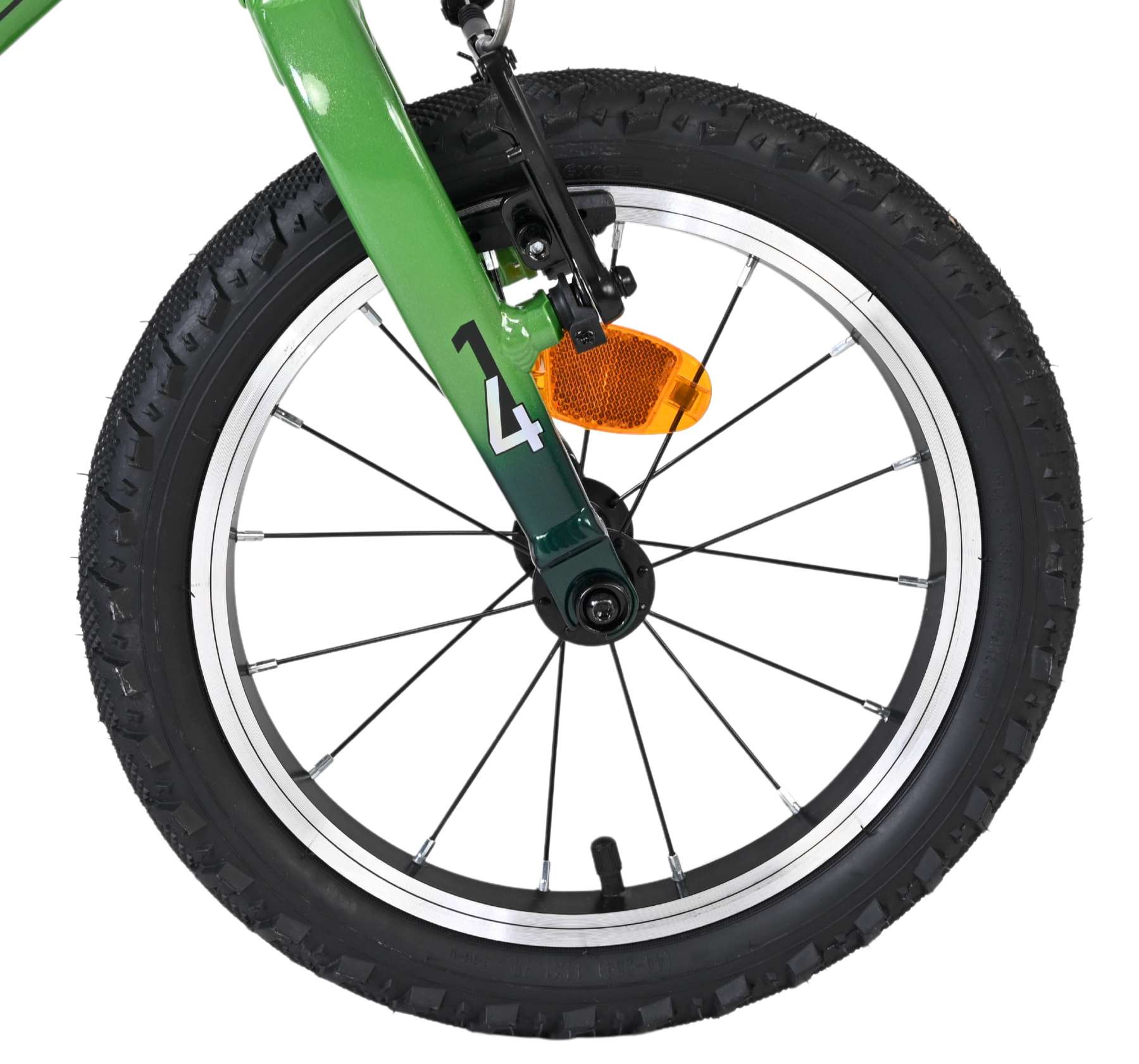 Volare Venom Kinderfiets - Jongens - 14 inch - Groen - Twee handremmen 3 Volare Venom Kinderfiets - Jongens - 14 inch - Groen - Twee handremmen - Afbeelding 3