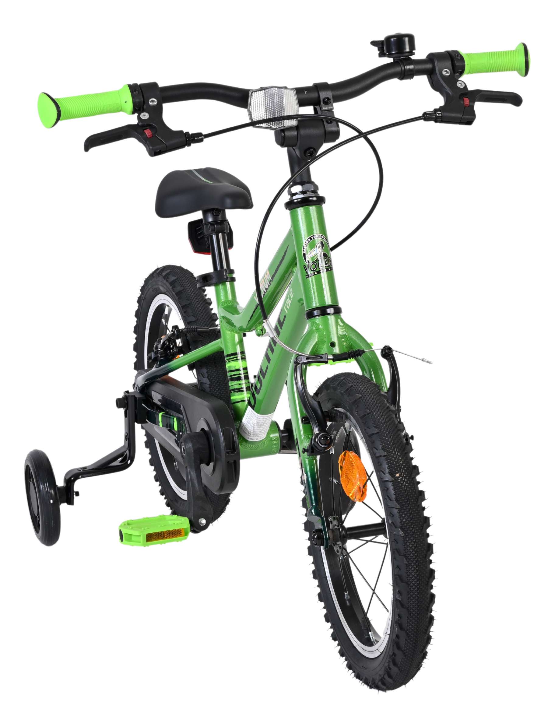 Volare Venom Kinderfiets - Jongens - 14 inch - Groen - Twee handremmen 5 Volare Venom Kinderfiets - Jongens - 14 inch - Groen - Twee handremmen - Afbeelding 5