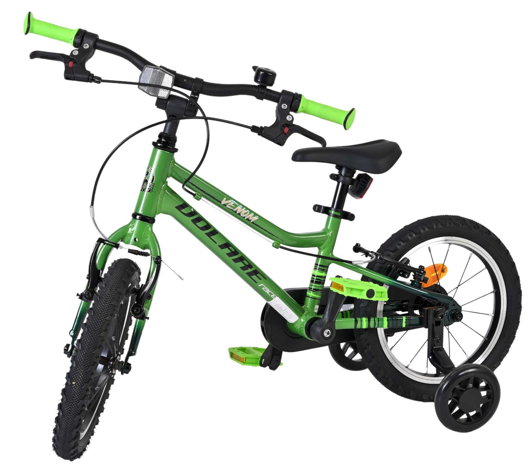 Volare Venom Kinderfiets - Jongens - 14 inch - Groen - Twee handremmen 8 Volare Venom Kinderfiets - Jongens - 14 inch - Groen - Twee handremmen - Afbeelding 8