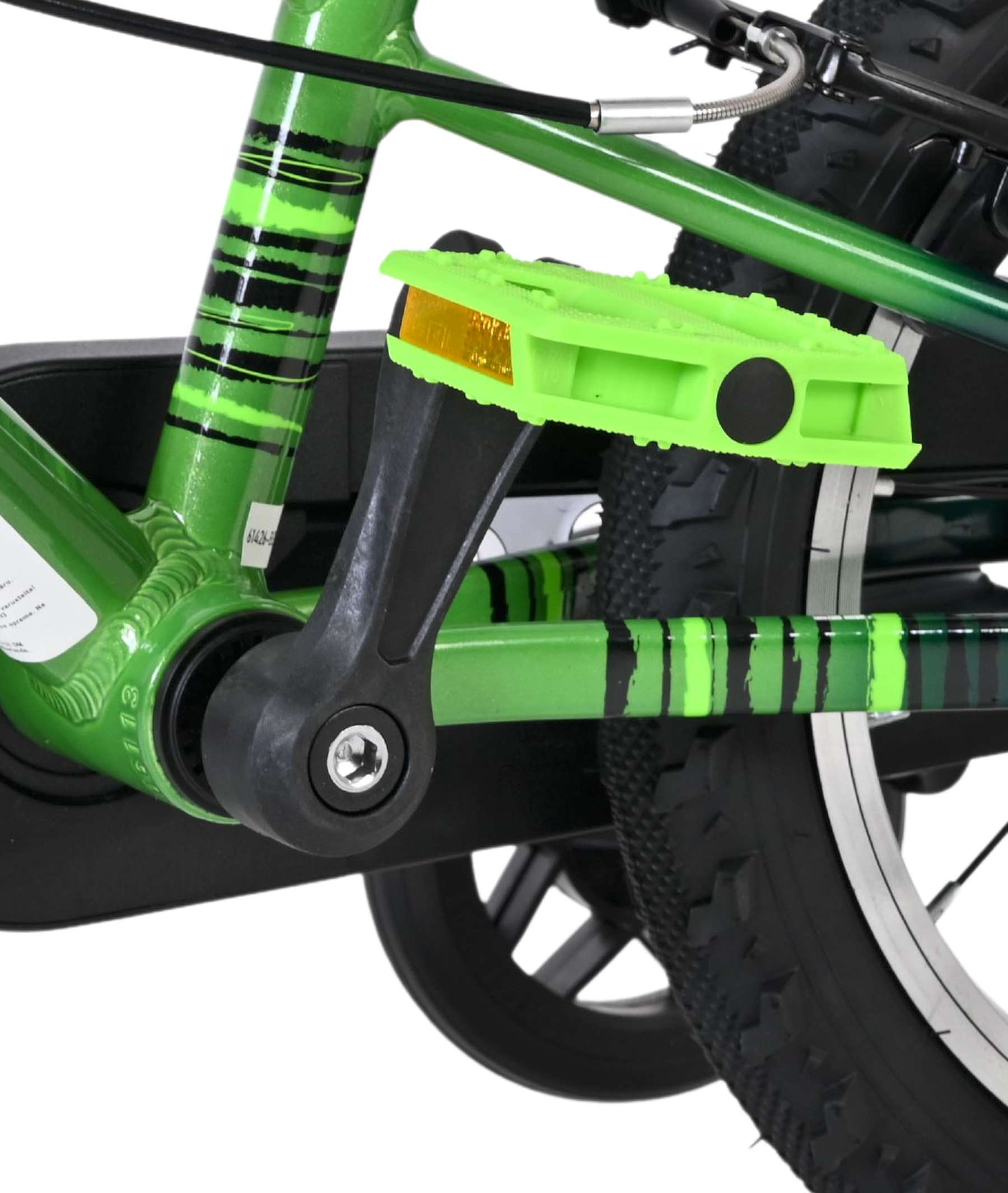 Volare Venom Kinderfiets - Jongens - 14 inch - Groen - Twee handremmen 9 Volare Venom Kinderfiets - Jongens - 14 inch - Groen - Twee handremmen - Afbeelding 9