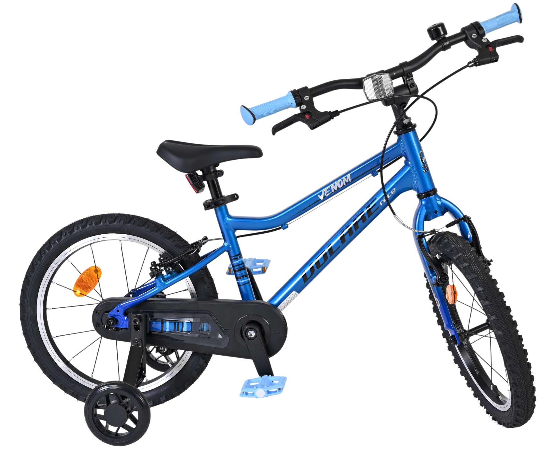 Volare Venom Kinderfiets - Jongens - 16 inch - Blauw - Twee Handremmen 10 Volare Venom Kinderfiets - Jongens - 16 inch - Blauw - Twee Handremmen - Afbeelding 10