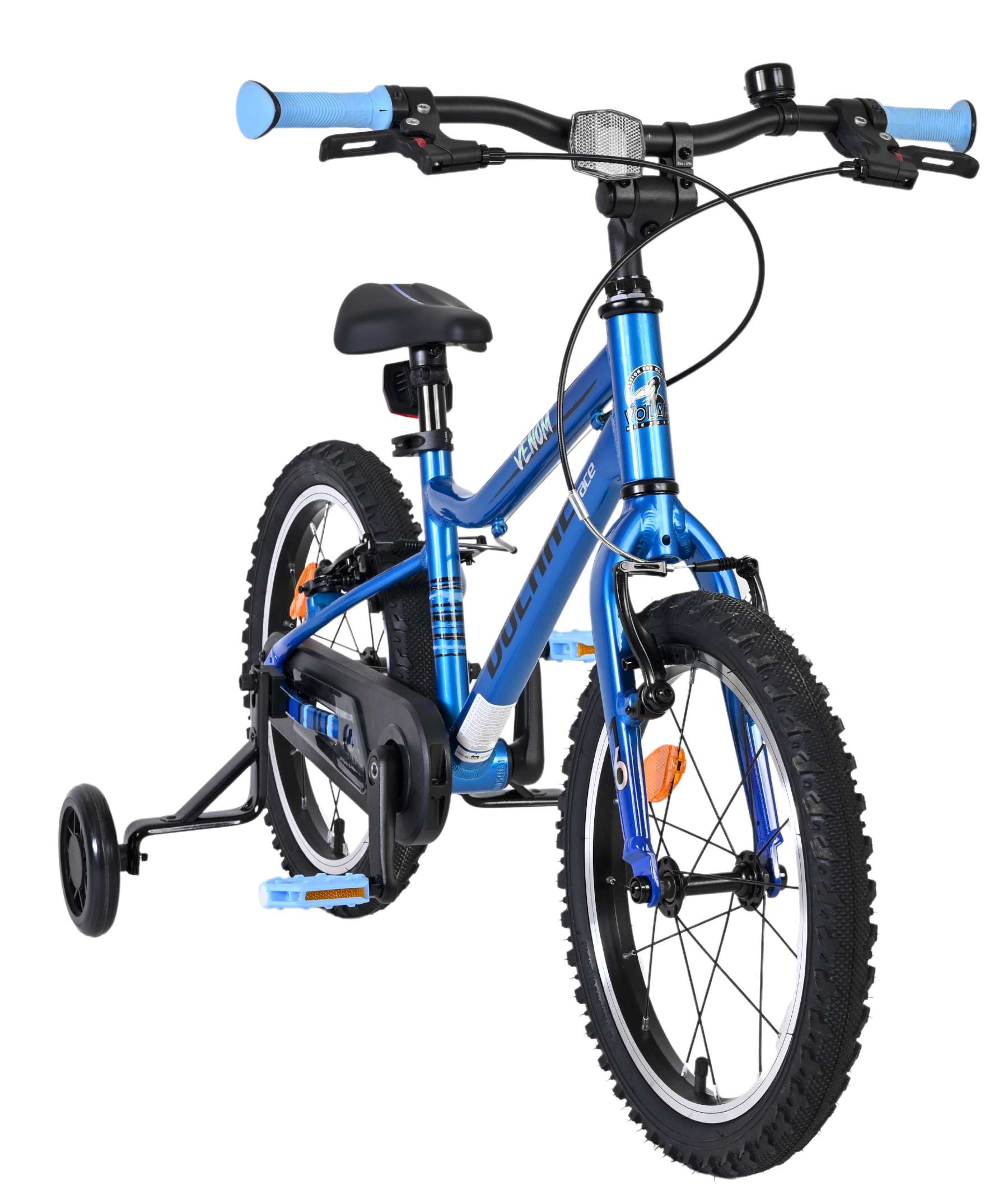 Volare Venom Kinderfiets - Jongens - 16 inch - Blauw - Twee Handremmen 5 Volare Venom Kinderfiets - Jongens - 16 inch - Blauw - Twee Handremmen - Afbeelding 5