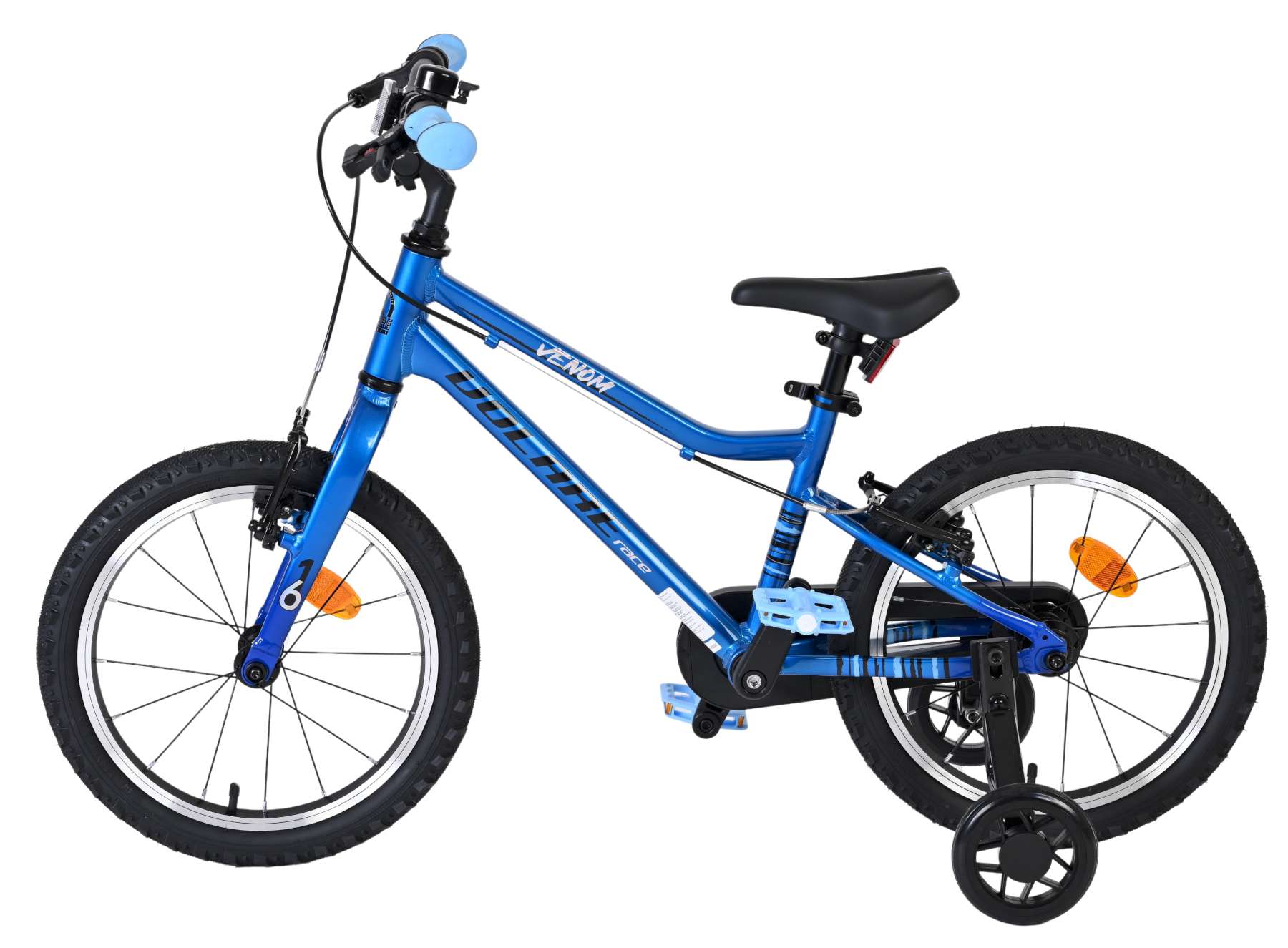 Volare Venom Kinderfiets - Jongens - 16 inch - Blauw - Twee Handremmen 7 Volare Venom Kinderfiets - Jongens - 16 inch - Blauw - Twee Handremmen - Afbeelding 7