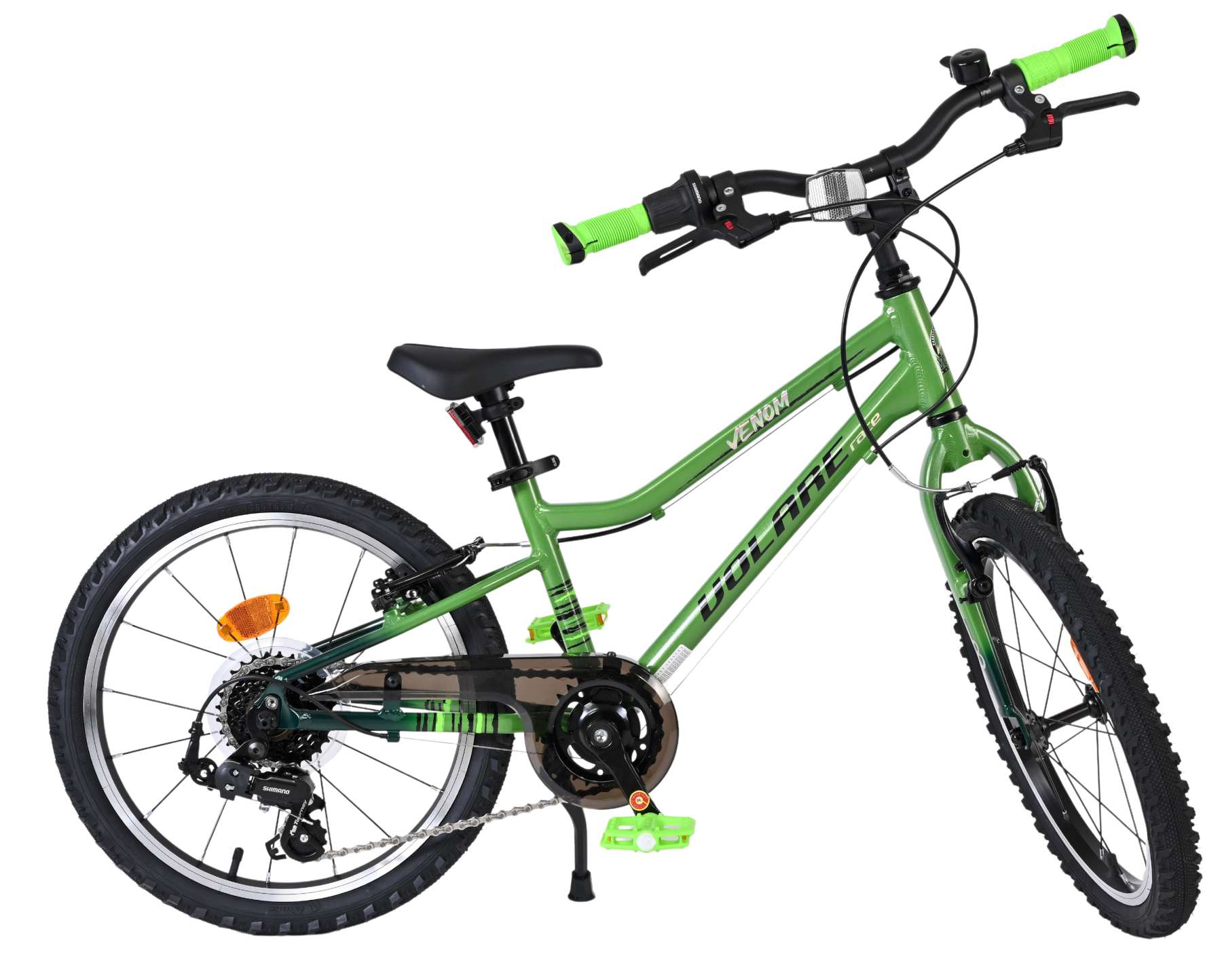 Volare Venom Kinderfiets - Jongens - 18 inch - Groen - 6 versnellingen 11 Volare Venom Kinderfiets - Jongens - 18 inch - Groen - 6 versnellingen - Afbeelding 11