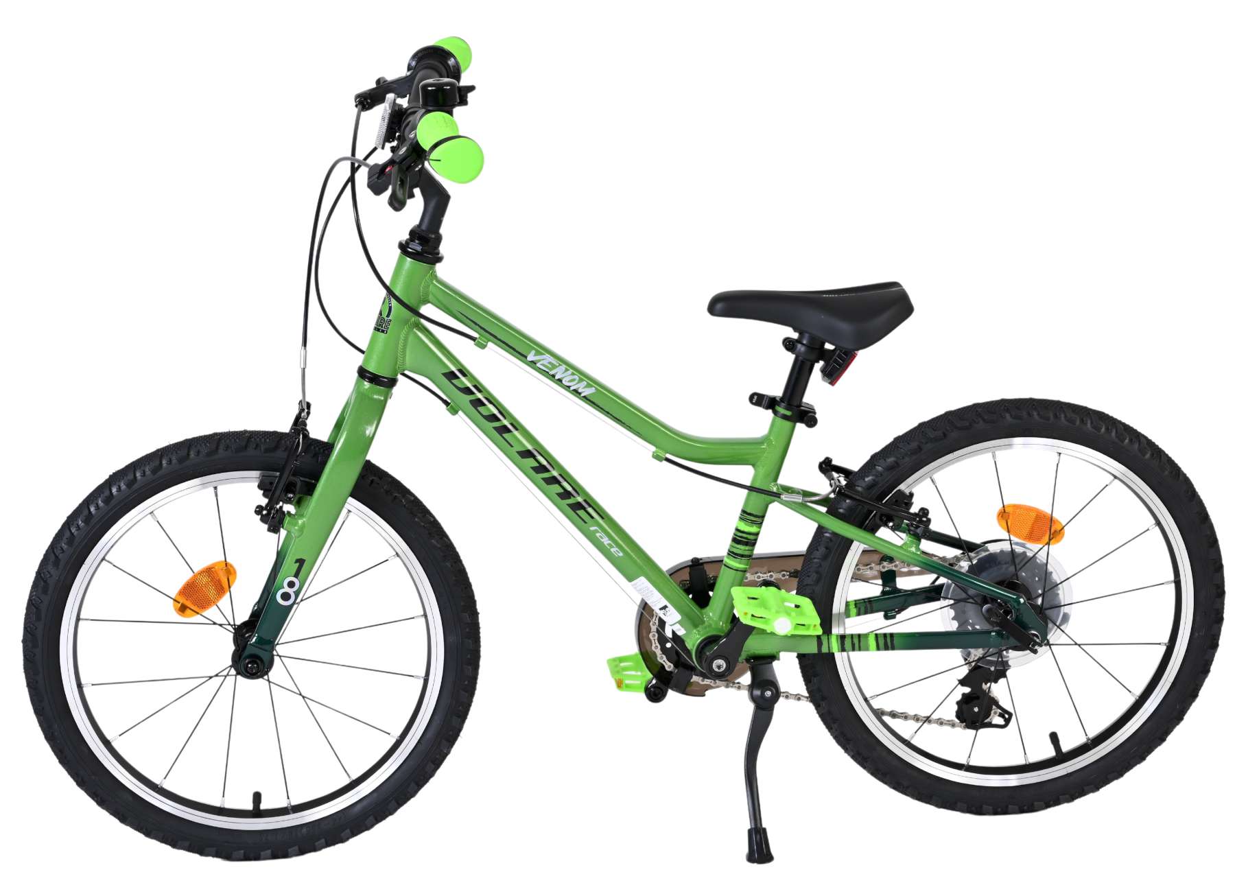 Volare Venom Kinderfiets - Jongens - 18 inch - Groen - 6 versnellingen 8 Volare Venom Kinderfiets - Jongens - 18 inch - Groen - 6 versnellingen - Afbeelding 8