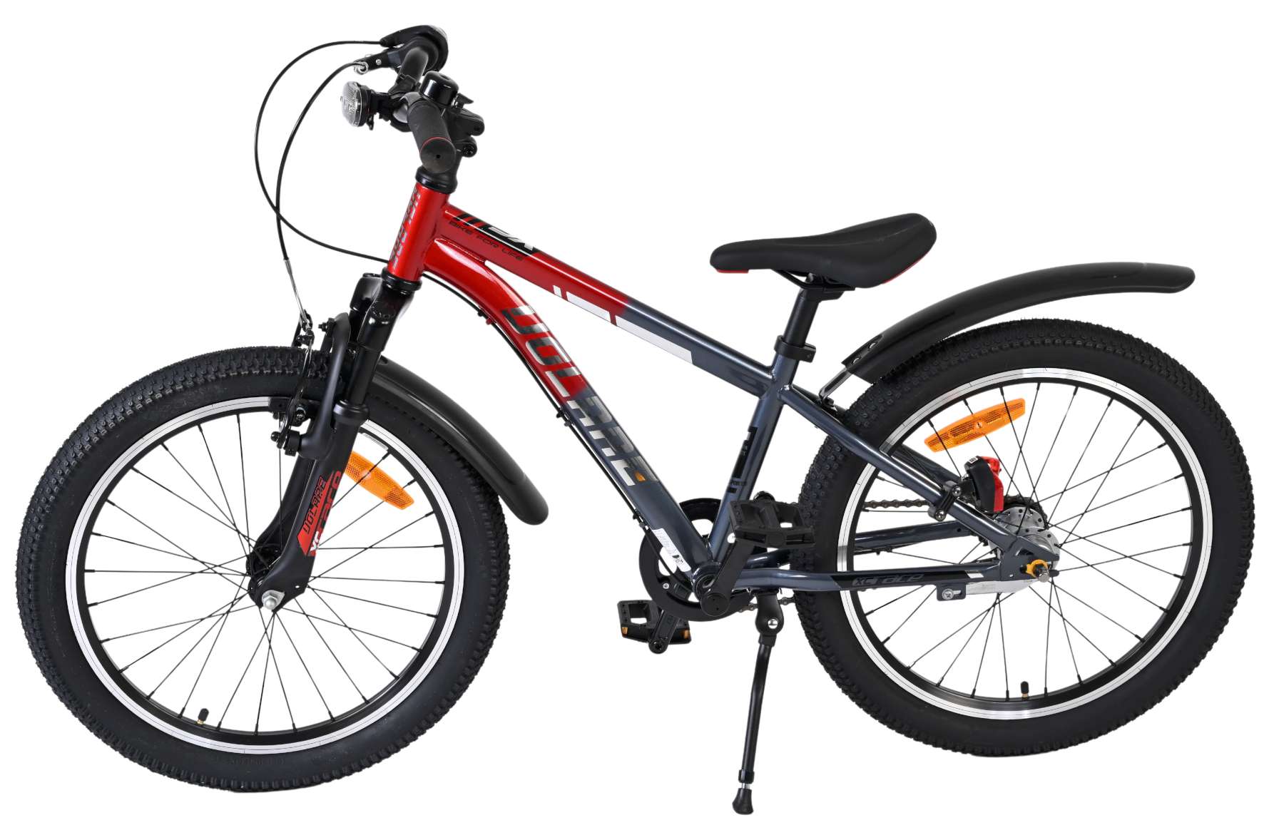 Volare XC Race Kinderfiets - 20 inch - Rood Grijs - Shimano Nexus 3 8 Volare XC Race Kinderfiets - 20 inch - Rood Grijs - Shimano Nexus 3 - Afbeelding 8