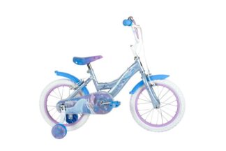 Disney Frozen 2 Kinderfiets - Meisjes - 16 inch - Blauw Paars - Twee handremmen