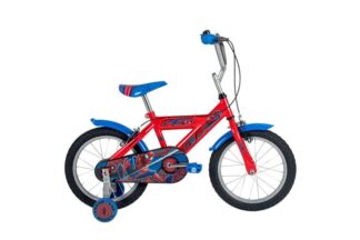 Spider-Man Kinderfiets - Jongens - 16 inch - Rood - Twee handremmen